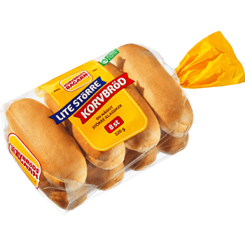 Korvbröd 8-p 320g Korvbrödsbagarn.