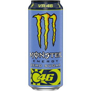 Energidryck Valentino Rossi Zero Sugar 50cl Monster Energy.