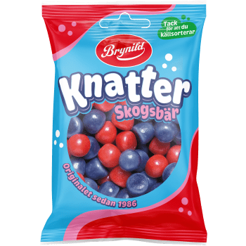Knatter Skogsbär 80g Brynild.