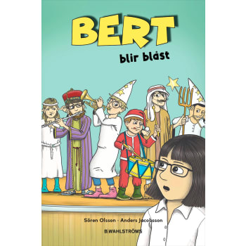 Bert blir blåst.