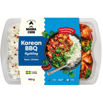 Färdigmat Korean BBQ Kyckling 450g Mama Chin.