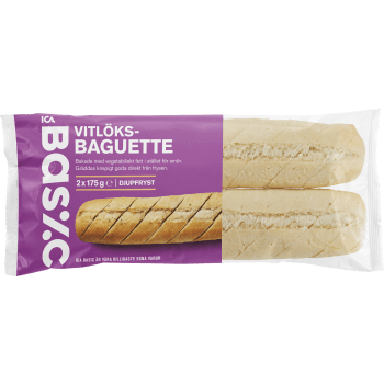 Vitlöksbaguetter Fryst 2-p 350g ICA Basic.