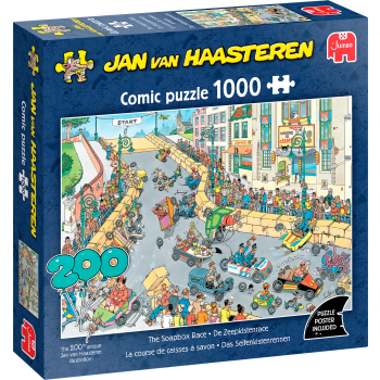 Pussel The Soapbox Race 1000 bitar Jan van Haasteren.
