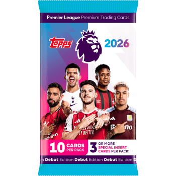 Fotbollskort Premier League Booster 25/26 Topps.