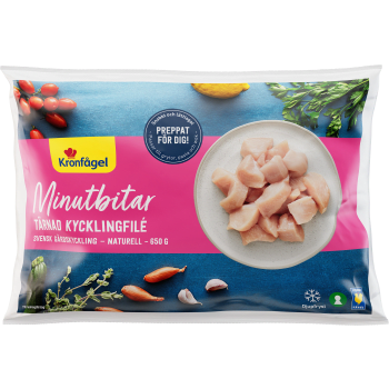 Kycklingbröstfilé Minutbitar 650g Kronfågel.