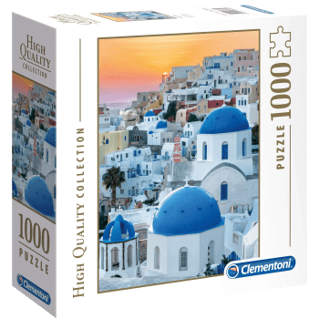 Pussel Santorini 1000 bitar Clementoni.