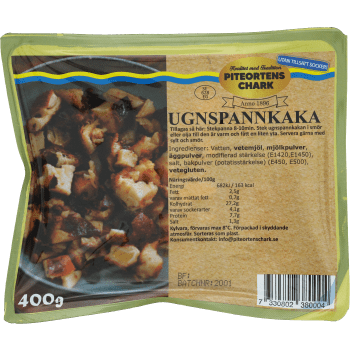 Ugnspannaka 400g Piteortens Chark.