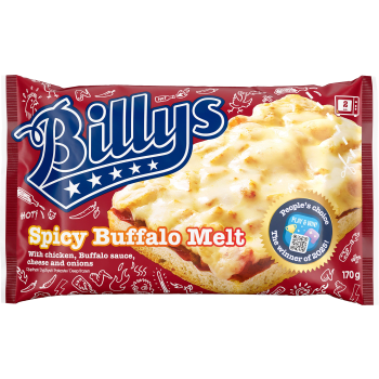 Pan pizza Spicy buffalo melt 170g Billys.