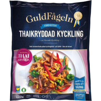 Thaikryddad kyckling 600g Guldfågeln.