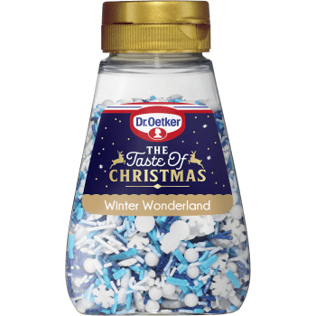 Sockerdekoration Winter Wonderland 110g Dr.Oetker.