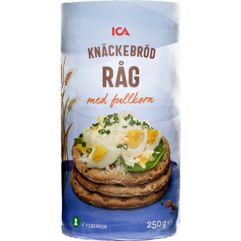 Fullkornsknäcke Råg 250g ICA.
