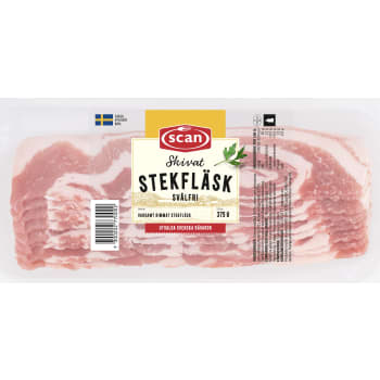 Stekfläsk Skivat 375g Scan.