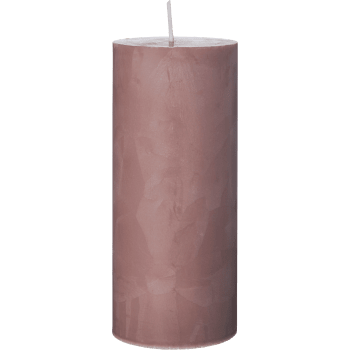 Blockljus stearin dusty pink ICA.
