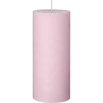 Blockljus stearin ljus rosa ICA.