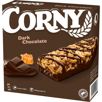 Müslibars Dark Chocolate MP 138g Corny.