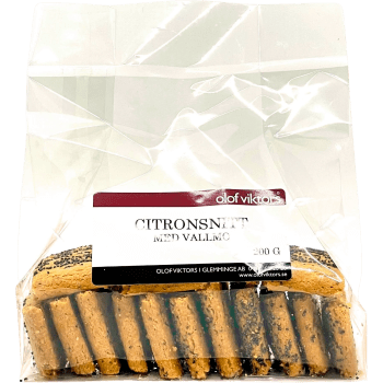 Citronsnitt Med Vallmo 200g Olof Viktors.