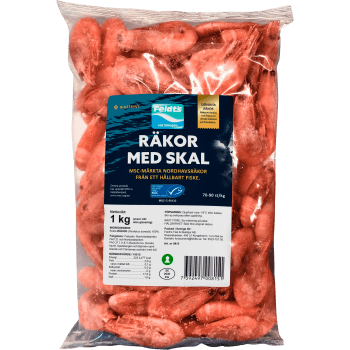 Räkor Med Skal 1kg Feldt's.