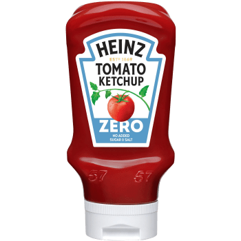 Ketchup utan tillsatt socker & salt 400ml Heinz.