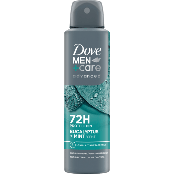 Deodorant Spray 72h Advanced Eucalyptus+Mint 150ml Dove Men Care.
