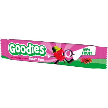 Barnsnacks Fruit bar raspberry & dates 3år 20g Goodies.