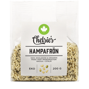 Hampafrön Ekologisk 200g Chelsie's.