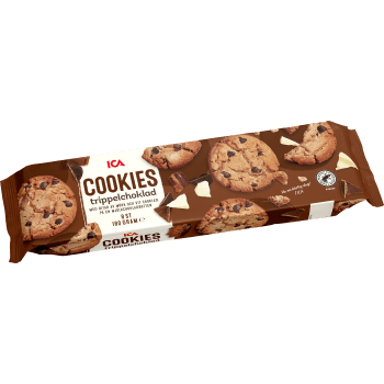 Cookies Trippelchoklad 180g ICA.