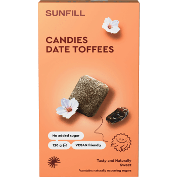 Dadlar Toffees 120g Sunfill.