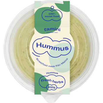 Hummus Fresh Herbs 200g Tamini.