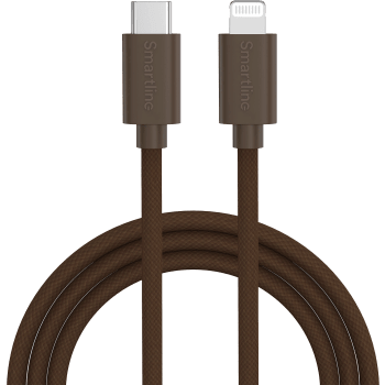USB-C till Lightning 2m brun Smartline.