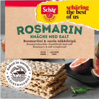 Rosmarinknäcke med salt glutenfri 230g Schär.