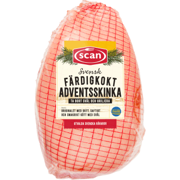 Adventsskinka Färsk Kokt ca 1,8kg Scan.