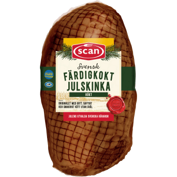 Julskinka Färsk Rökt Färdigkokt ca 1,7kg Scan.