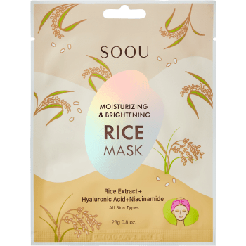 Ansiktsmask Rice Sheet Mask 1-p SOQU.