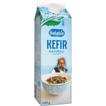 Kefir Naturell 1,5% 1l Salakis.