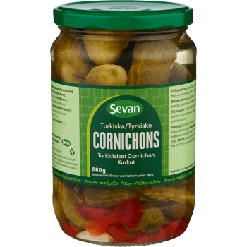 Cornichons 680g Sevan.