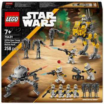 LEGO Star Wars 327th Star Corps Clone Troopers Battle Pack 75431.