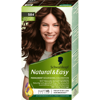 Hårfärg Natural & Easy Mocka Chokladbrun 584 1-p Schwartzkopf.