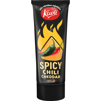 Mjukost Spicy Chili Cheddar 250 g Kavli.