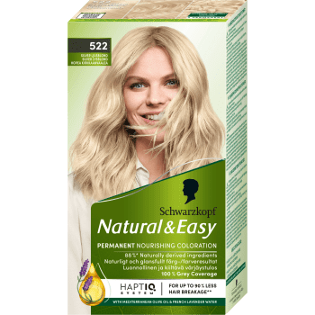 Hårfärg Natural & Easy Silver Ljusblond 522 1-p Schwartzkopf.
