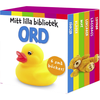 Mitt lilla bibliotek. Ord - 6 små böcker.