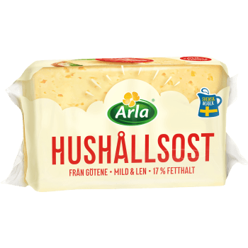 Götene Hushållsost ca 500 g Arla.