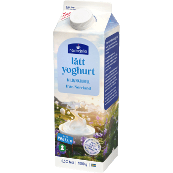 Lättyoghurt Mild Naturell 0,5% 1000g Norrmejerier.
