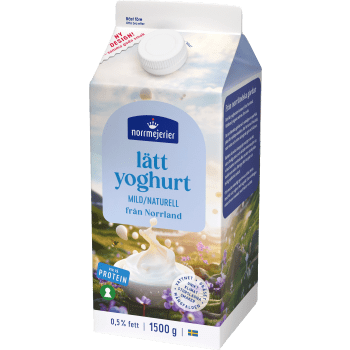 Lättyoghurt Naturell Mild 0,5% 1500g Norrmejerier.