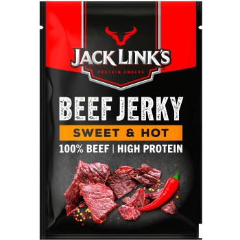 Torkat Kött Sweet & Hot Beef Jerky 60g Jack Link's.