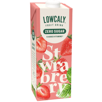 Fruktdryck Strawberry Sockerfri 1l NJIE.