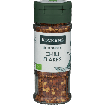 Chili Flakes Eko 28g Kockens.
