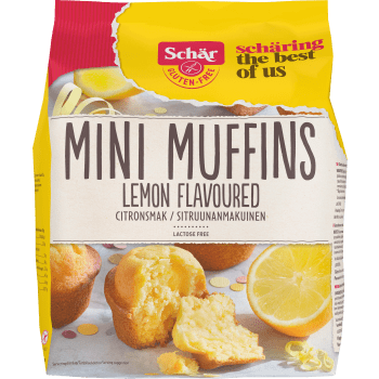 Mini Muffins citronsmak glutenfri 185g Schär.