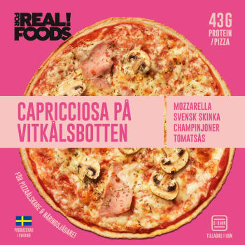 Capricciosa På Vitkålsbotten Fryst 285g For Real! Foods.