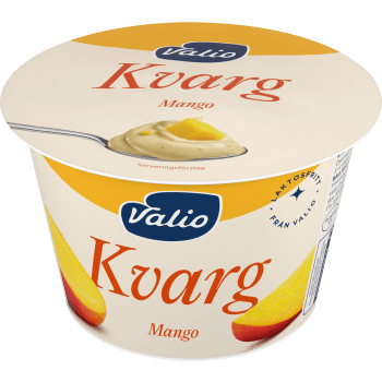 Kvarg Mango Laktosfri 7% 200g Valio.