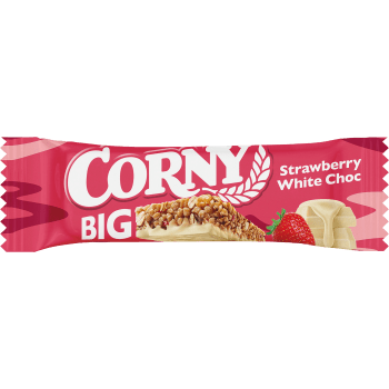 Müslibar BIG Strawberry White Chocolate 40g Corny.